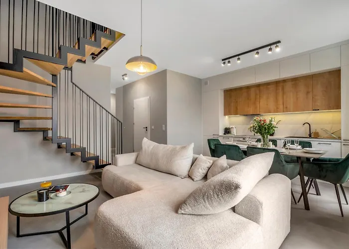 Warsaw Prestige Suites - Two-Level Loft, 72M2, 1000Mbs Internet, Parking, Gym - By Rentujemy